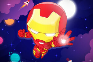 chibi iron man 4k 1554245009