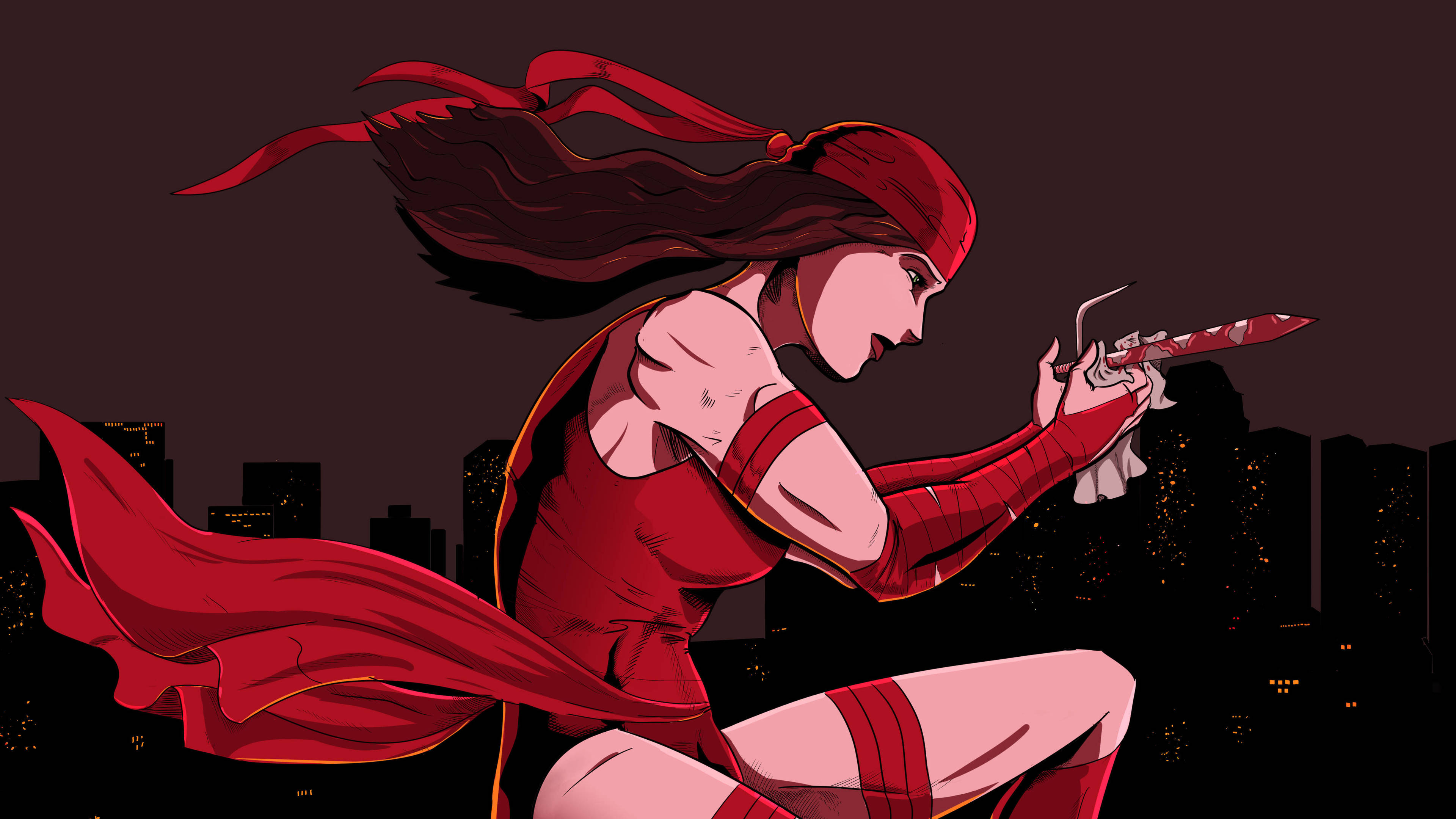 elektra artwork 4k 1554244774