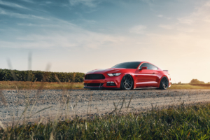 ford mustang gt red 4k 1555206876