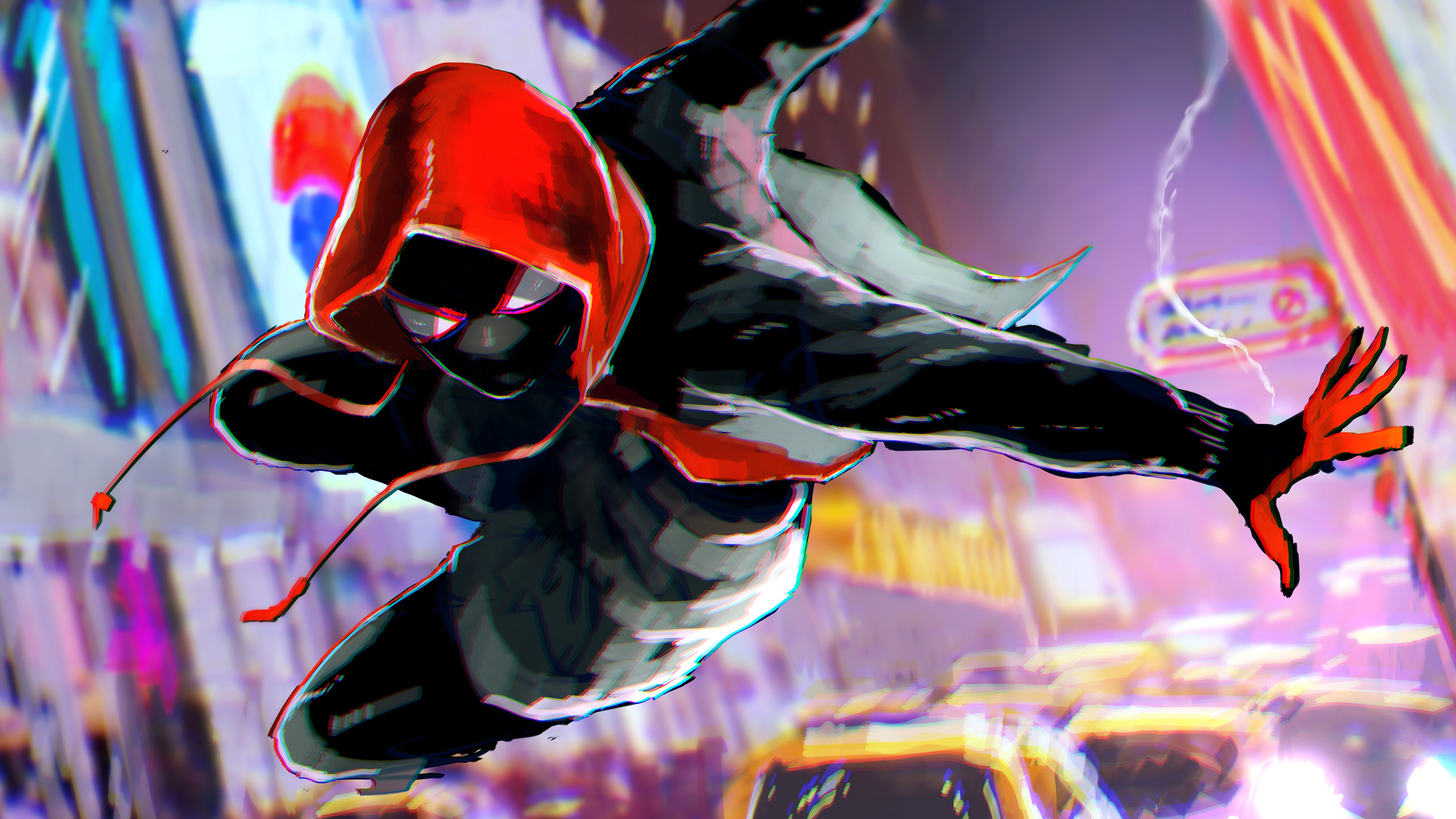 miles morales new york 4k 1556184865