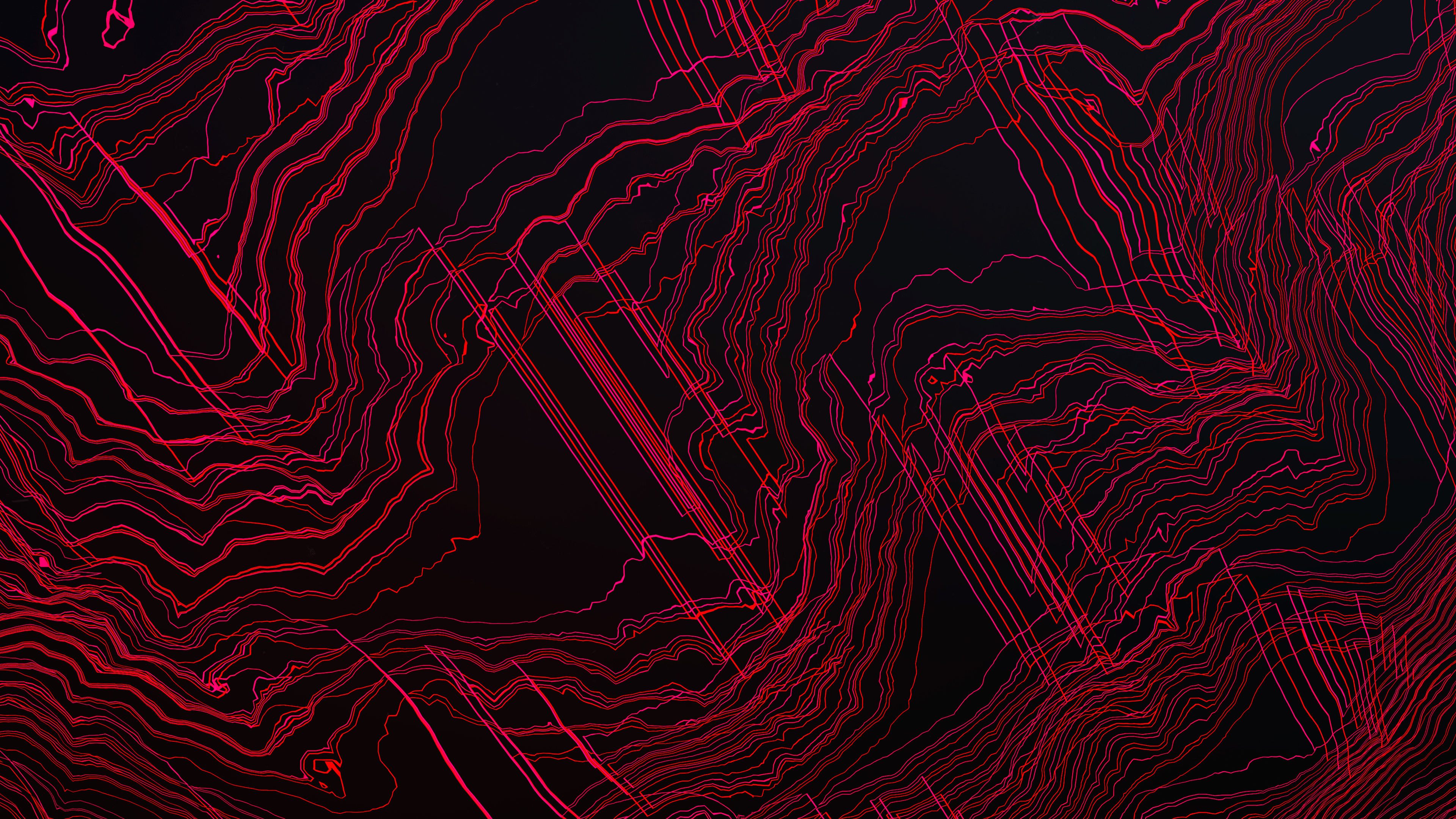 red contours 4k 1555208123