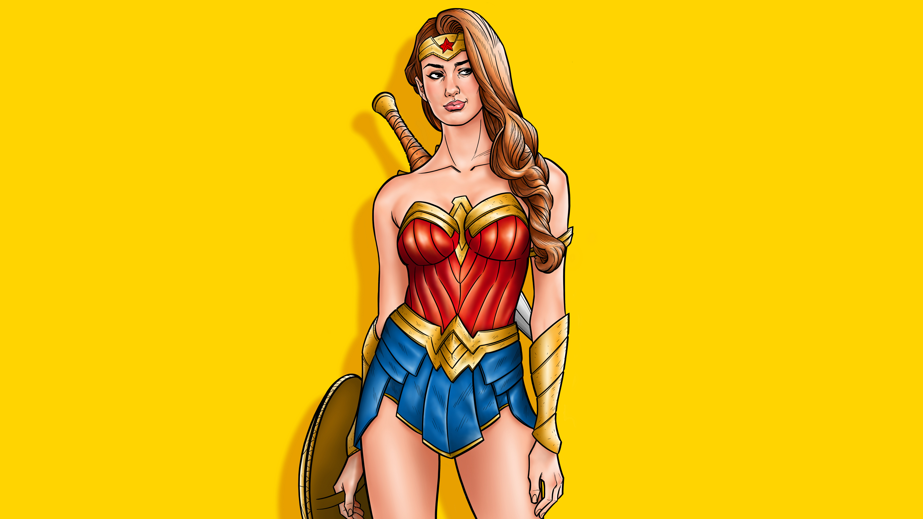 wonder woman bright art 4k 1554244906