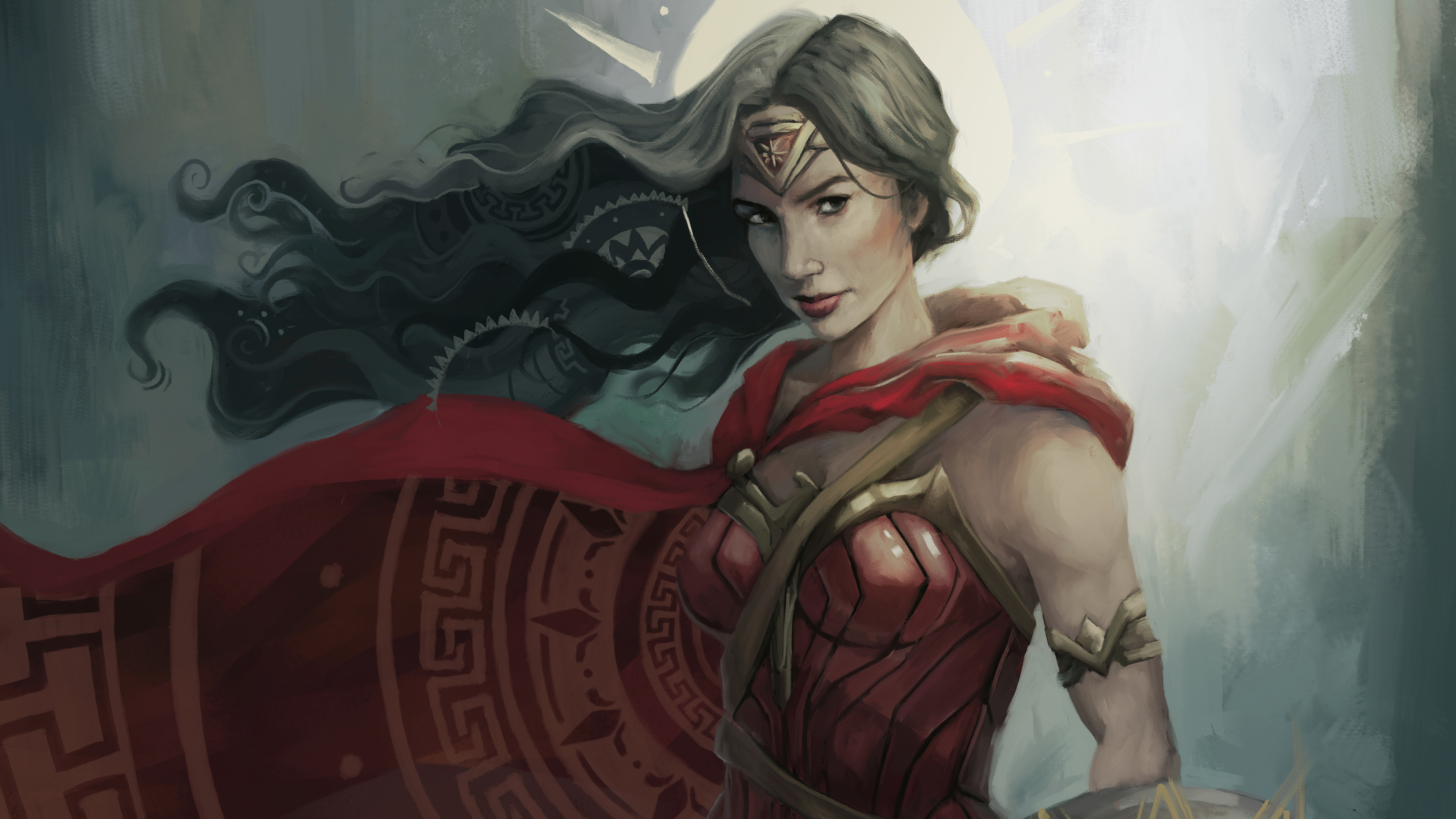 wonder woman new artwork 4k 1554244902