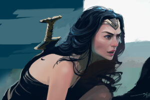 wonder woman new paint art 4k 1556184877