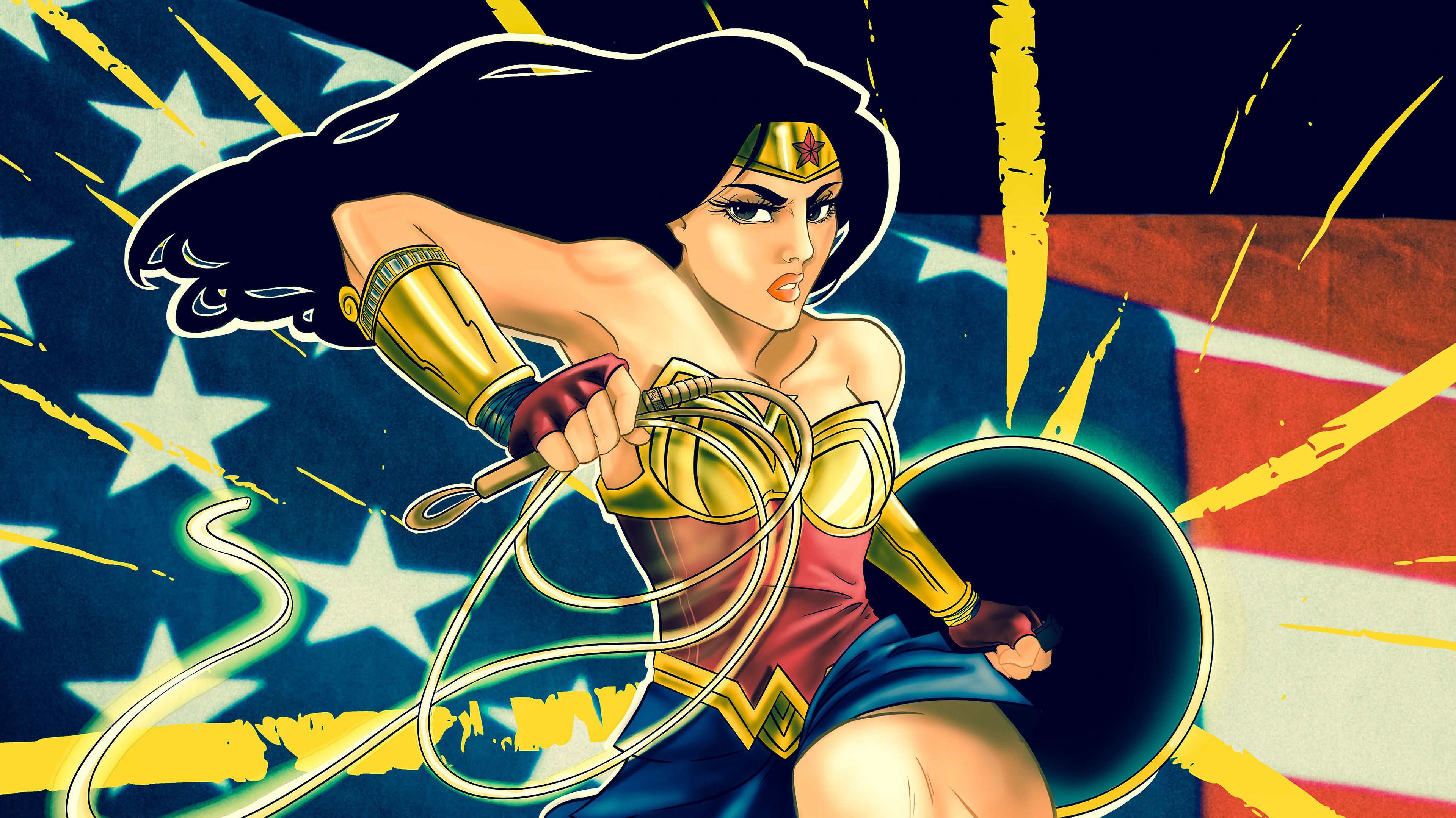 wonder woman original art 4k 1556184997