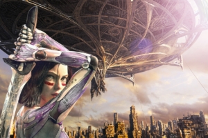 alita battle angel fanart 4k 1558220090