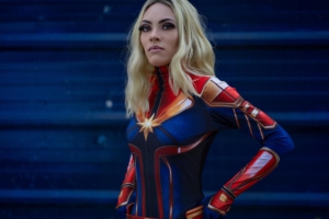 cosplay captain marvel 4k 1557260284