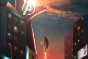 iron man stark tower 4k 1559764198