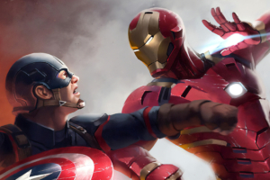 iron man vs captain america 4k 1559764001