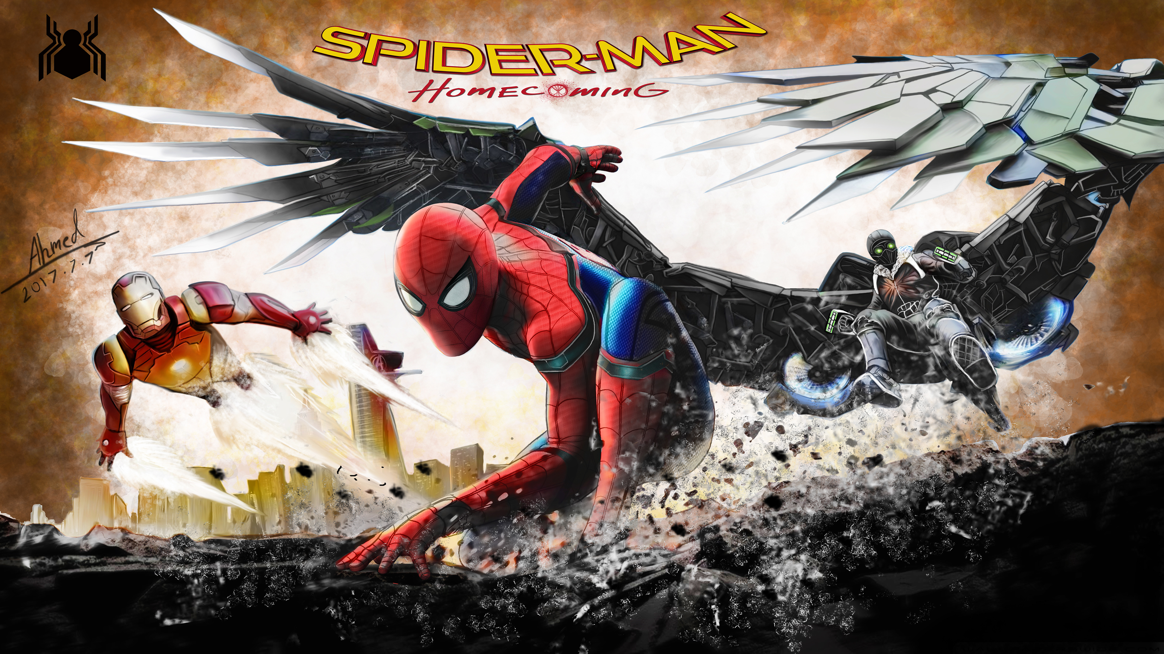 Free download Top 20 Spider Man Homecoming Wallpaper My Free 1920x1080  for your Desktop Mobile  Tablet  Explore 69 Spiderman Homecoming  Wallpaper  Spiderman Wallpaper Spiderman Wallpapers Spiderman Cartoon  Wallpapers