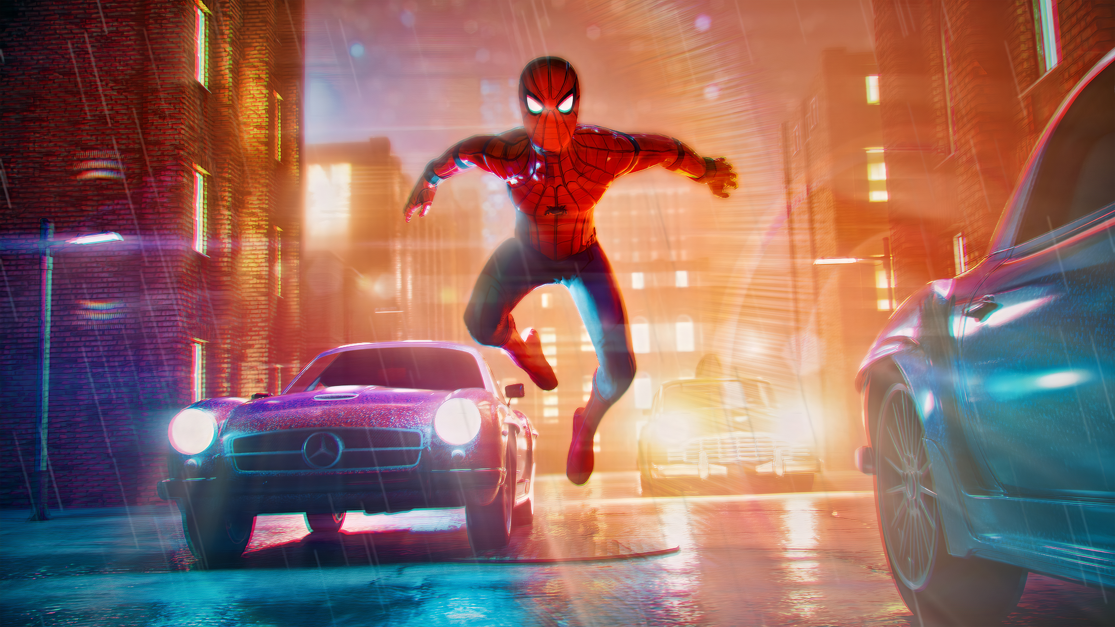 spiderman in spider verse 4k 1559764293