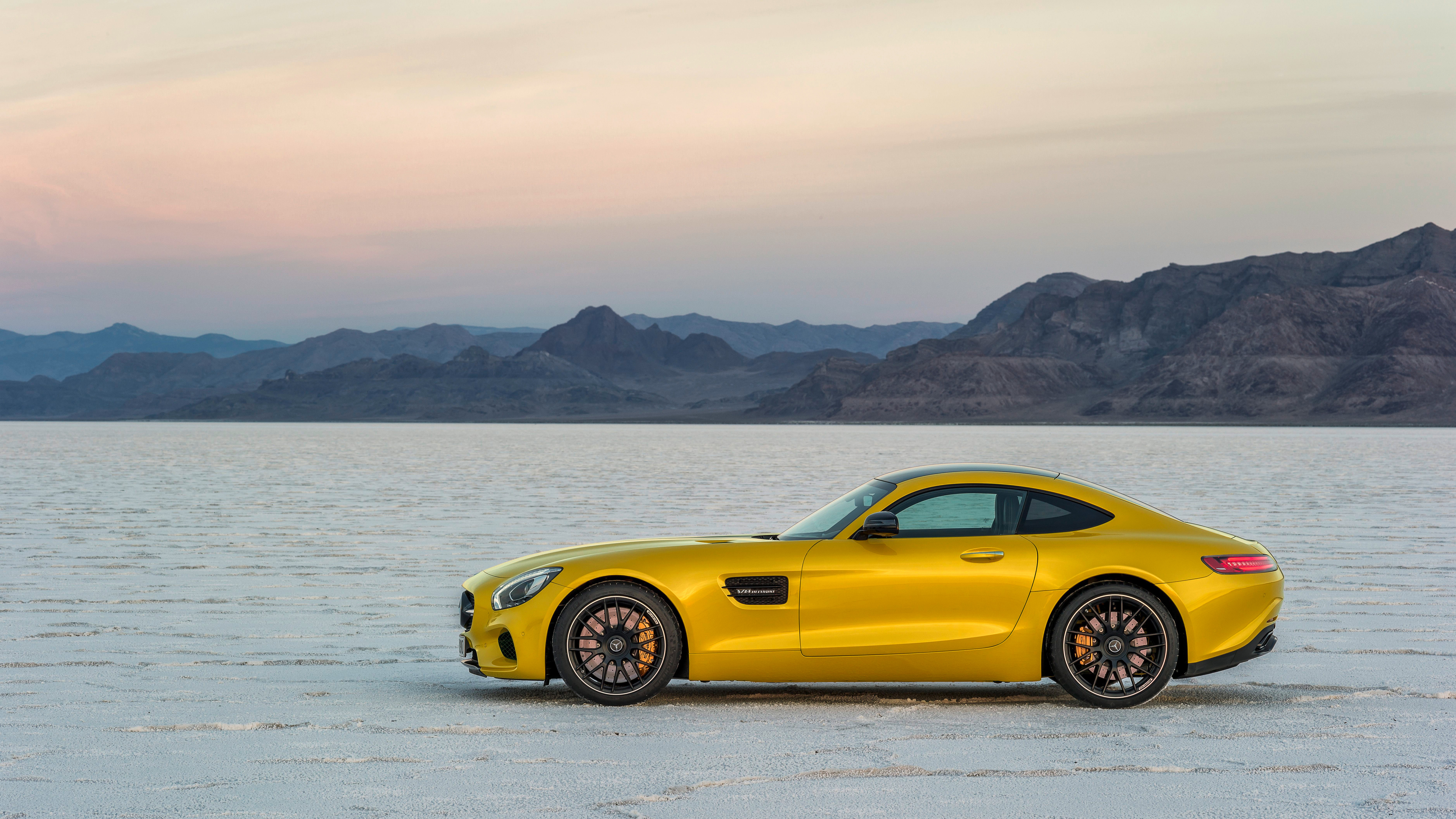 yellow mercedes benz amg gt 4k 1559764656