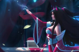 ahri league of legends fan art 1563221761