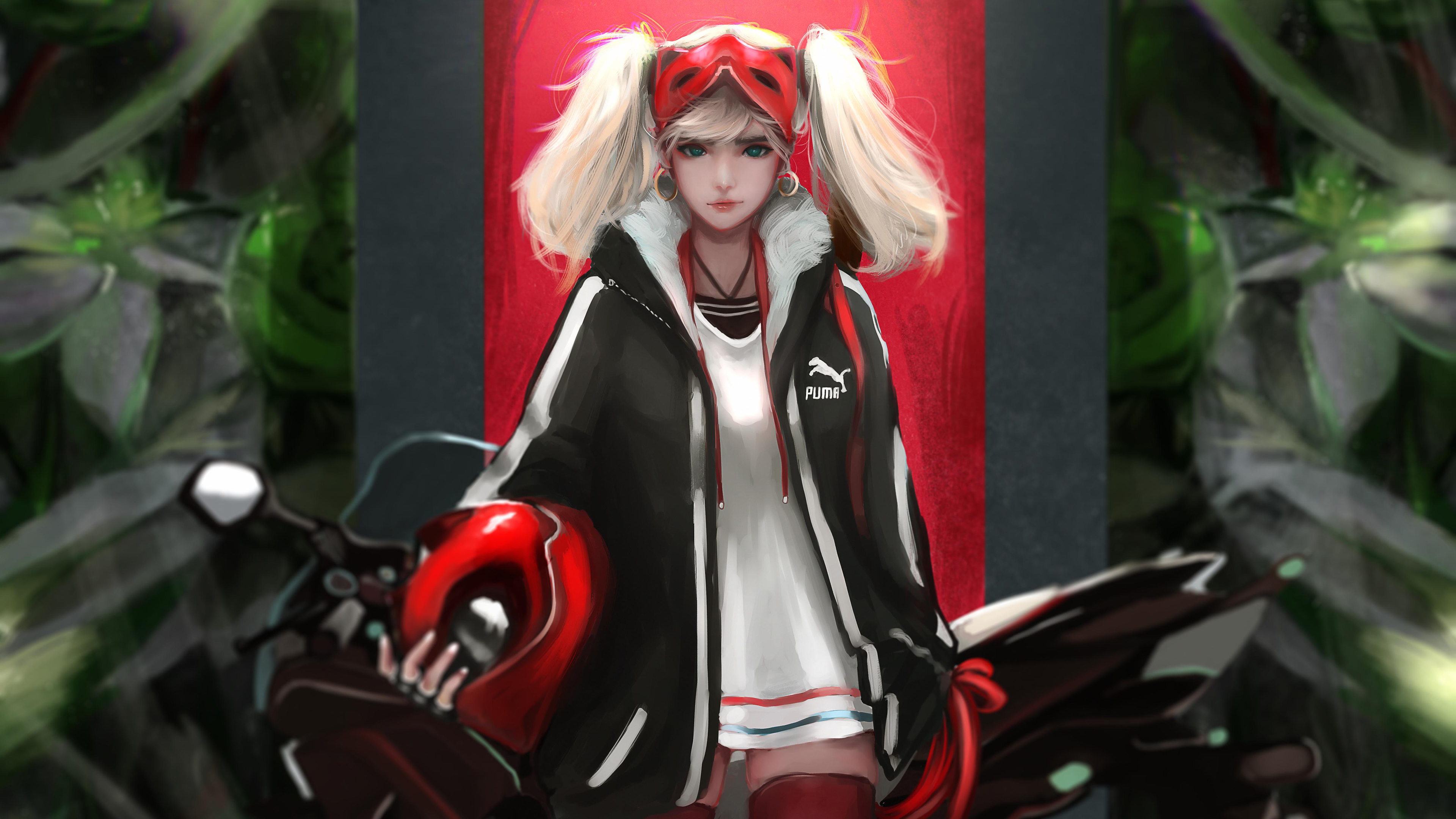 ann takamaki biker girl anime 1563222582