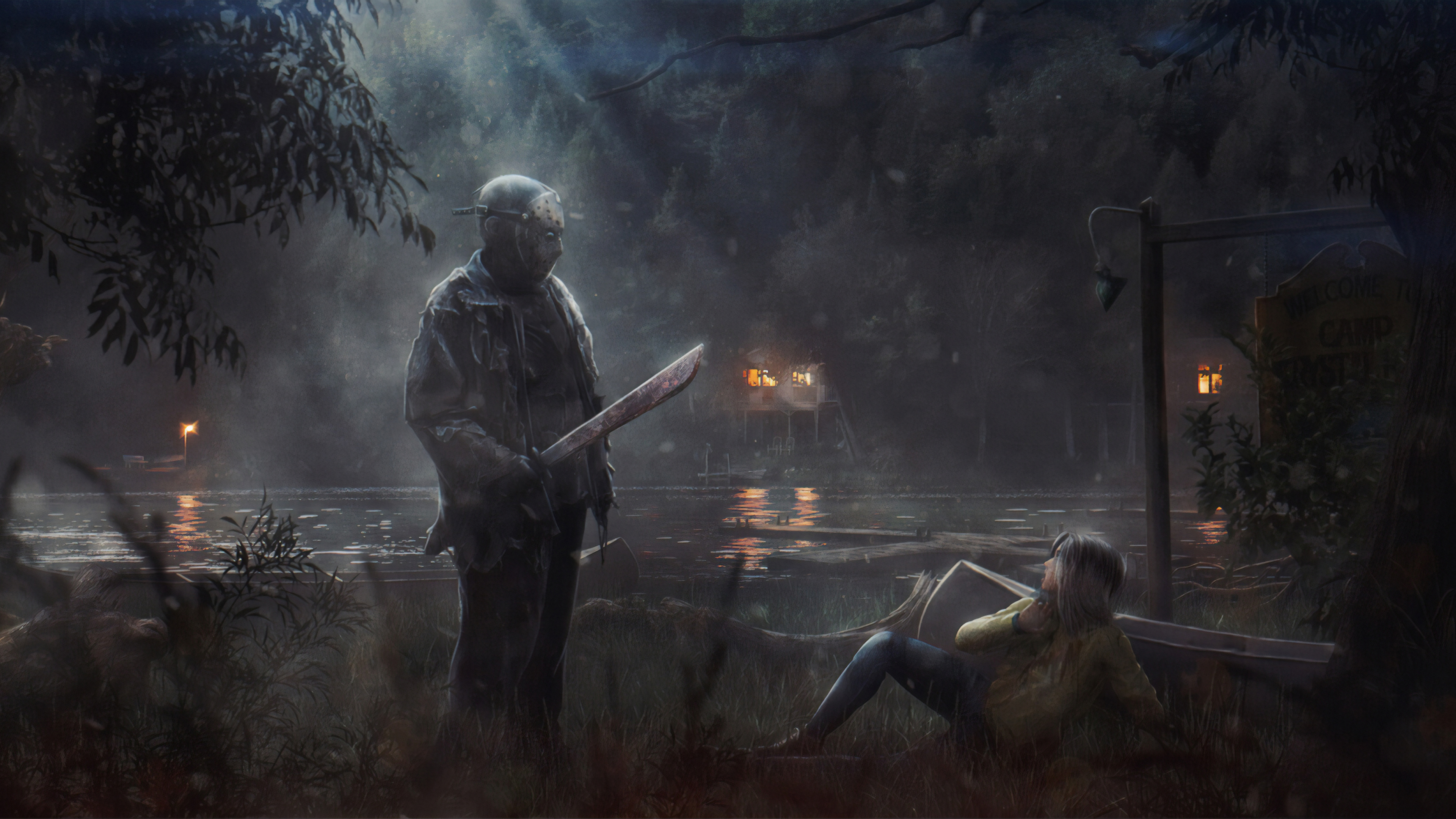 381505 Friday The 13th The Game Minimalism Dark 4k  Rare Gallery HD  Wallpapers