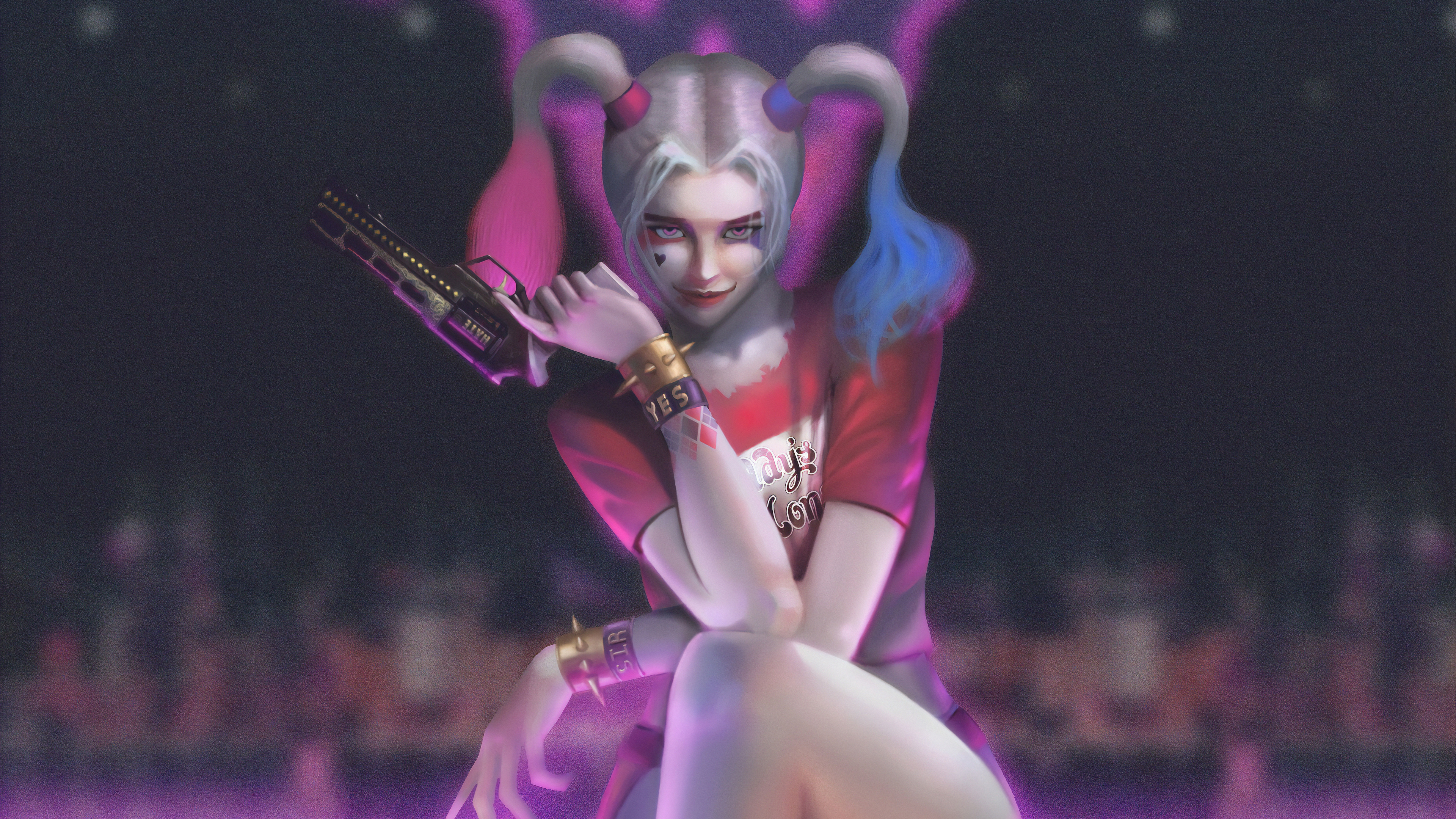 harley quinn art 4k new 1562105983