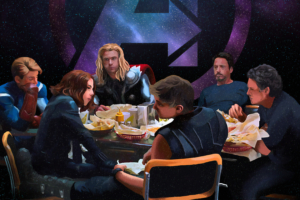 avengers having lunch 1565053919