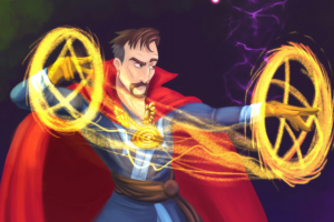 doctor strange cartoony art 1565052988