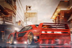 ferrari f40 digital art 1565054789