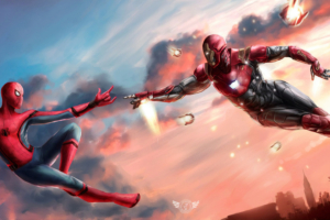 iron man and spiderman united 1565054125