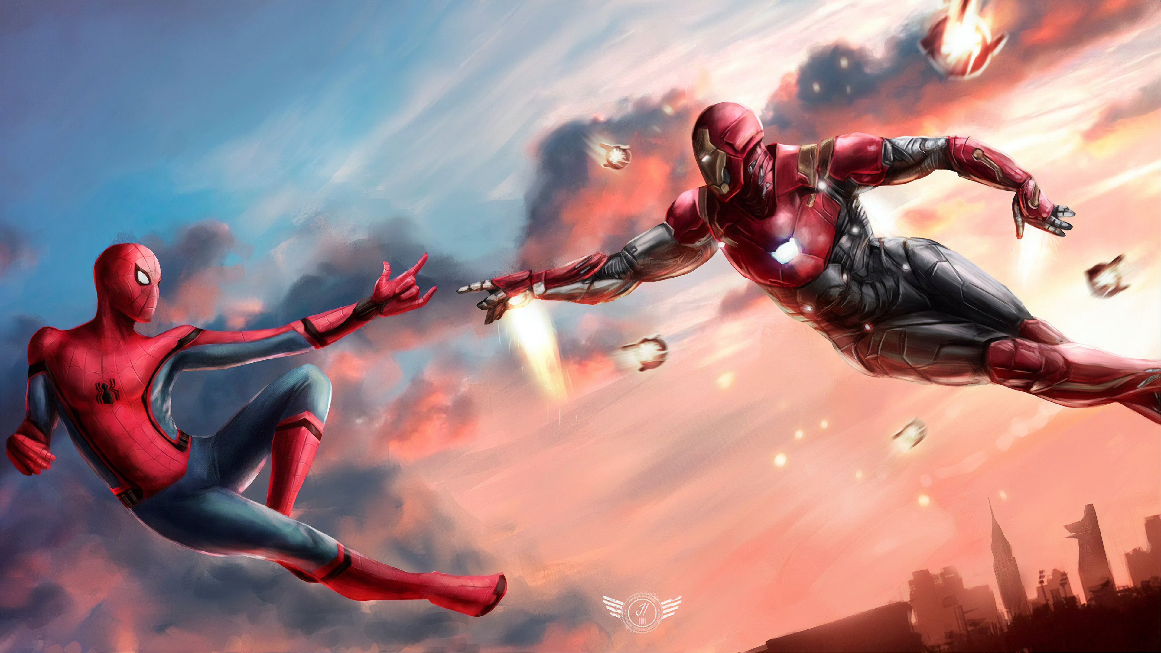 iron man and spiderman united 1565054125