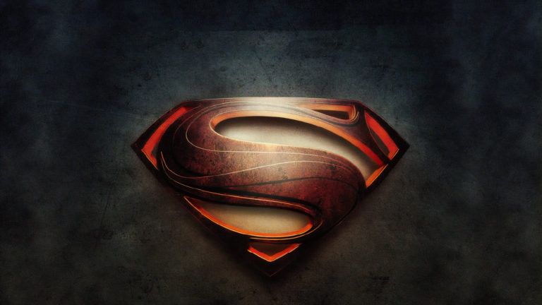 Man Of Steel Logo Wallpaper 4K