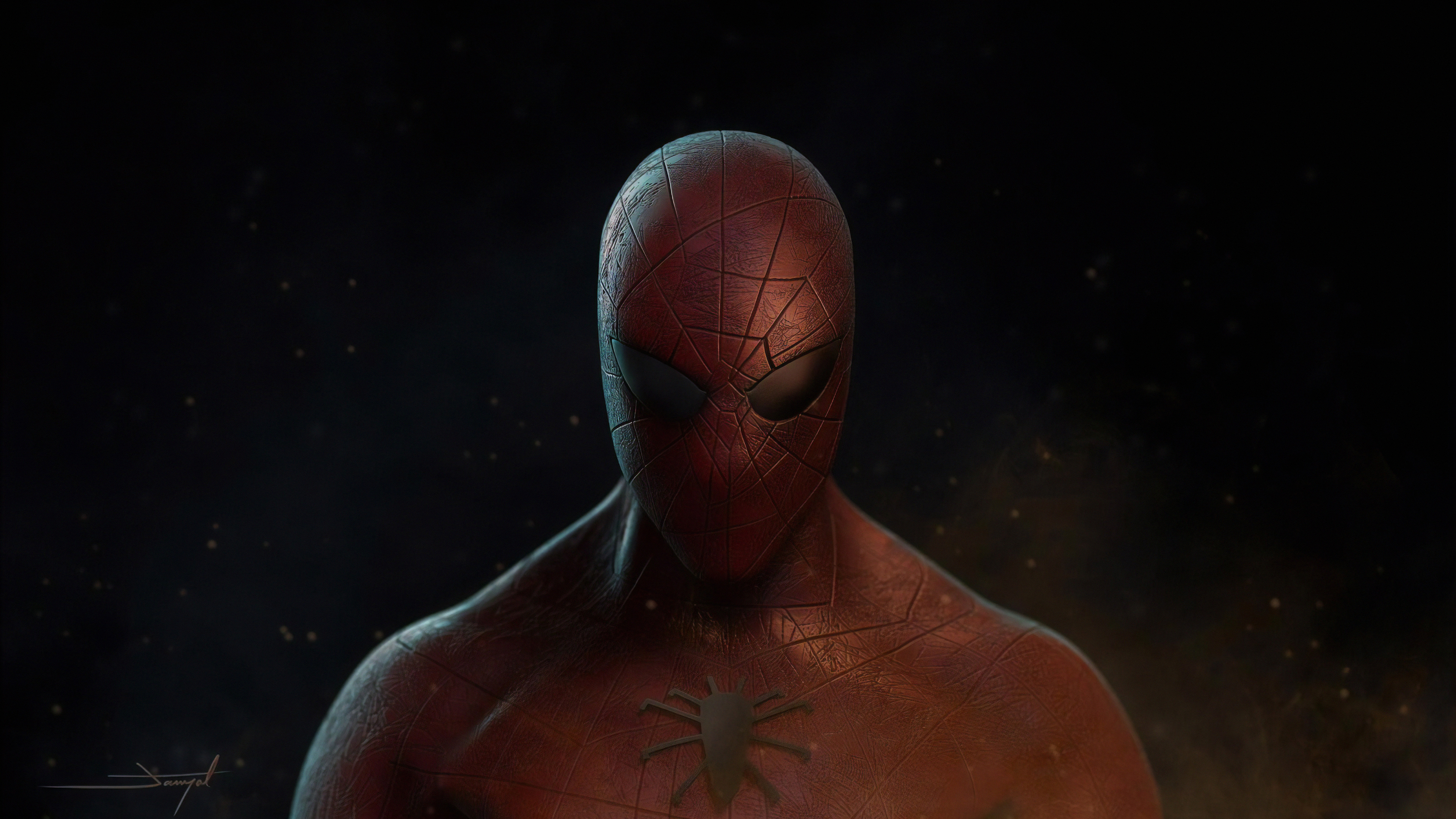 spiderman closeup artwork 1565052894