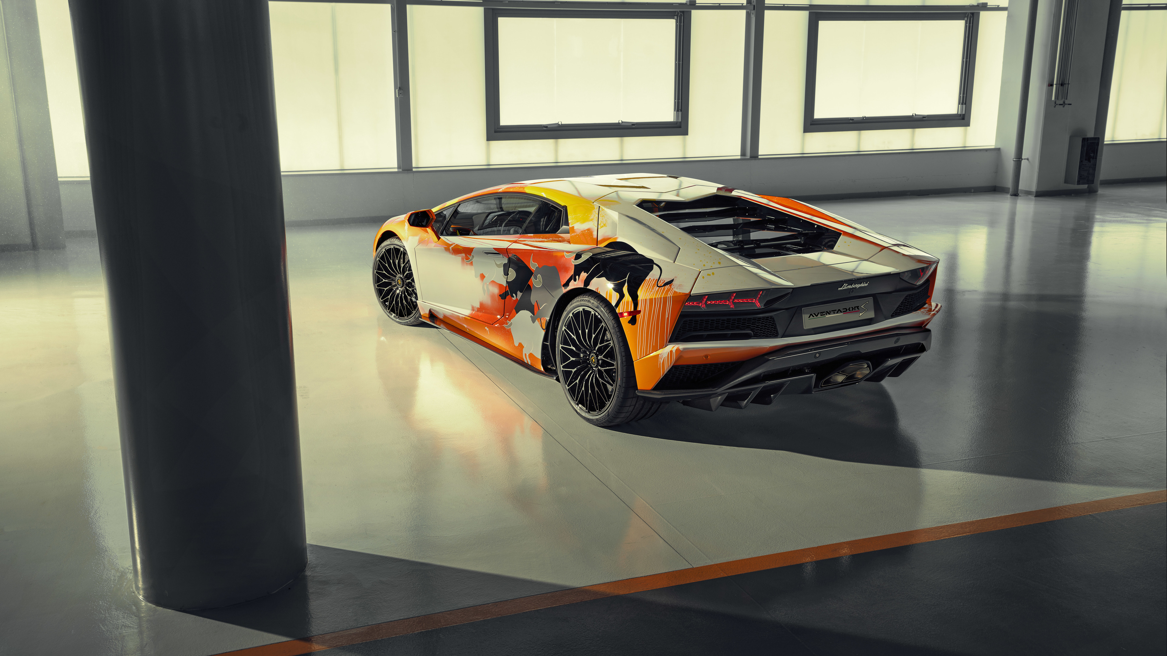 2019 lamborghini aventador s rear view 1569189108