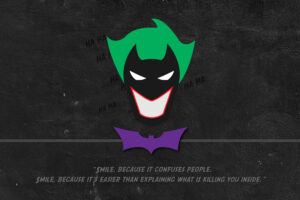 batman joker minimal typography 1568055239