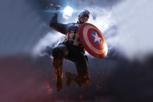 captain america mjolnir artwork 1568053956