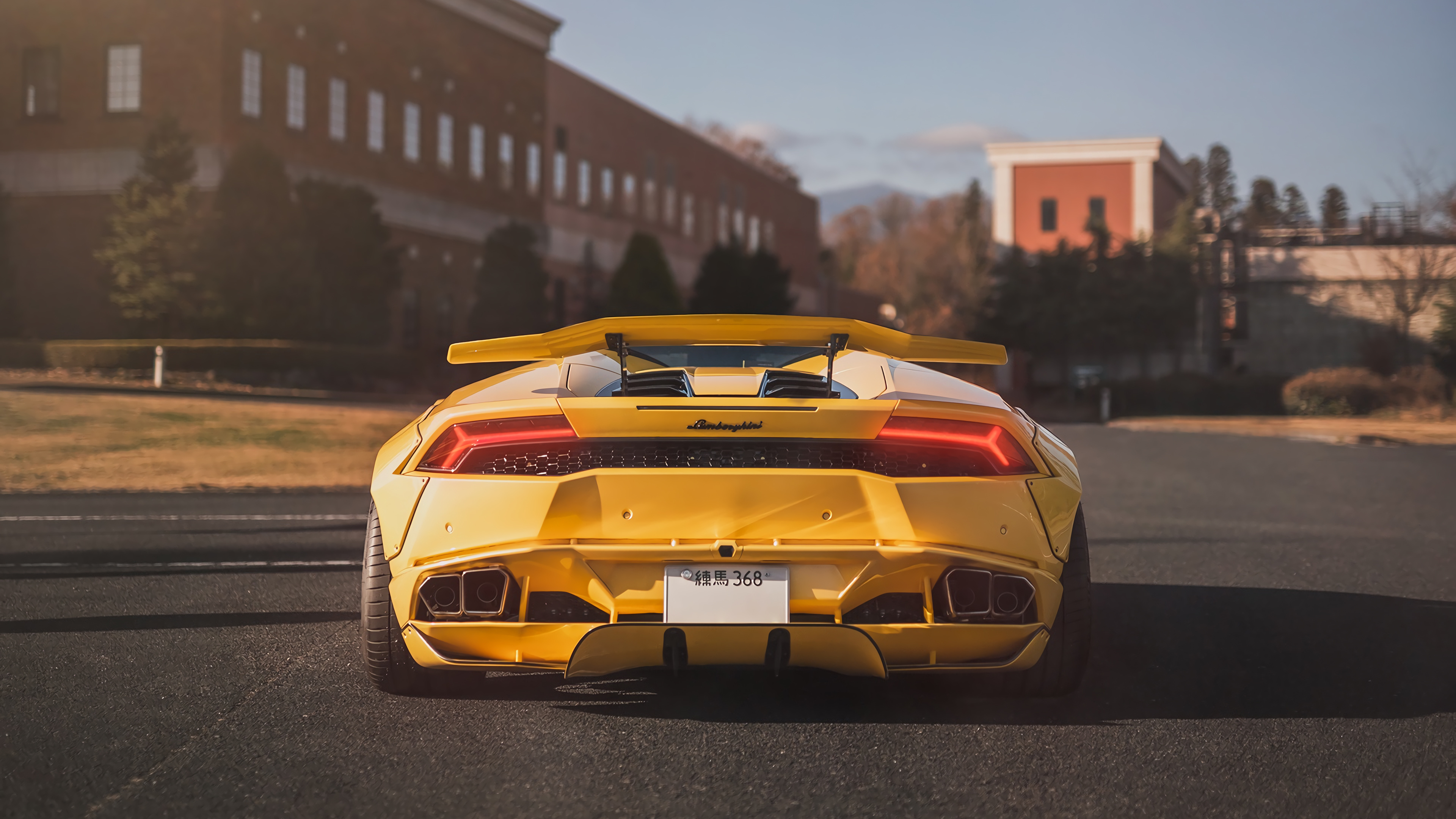 lamborghini yellow rear 1569188920