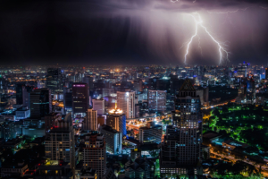 lightning storm at night bangkok 1569187773