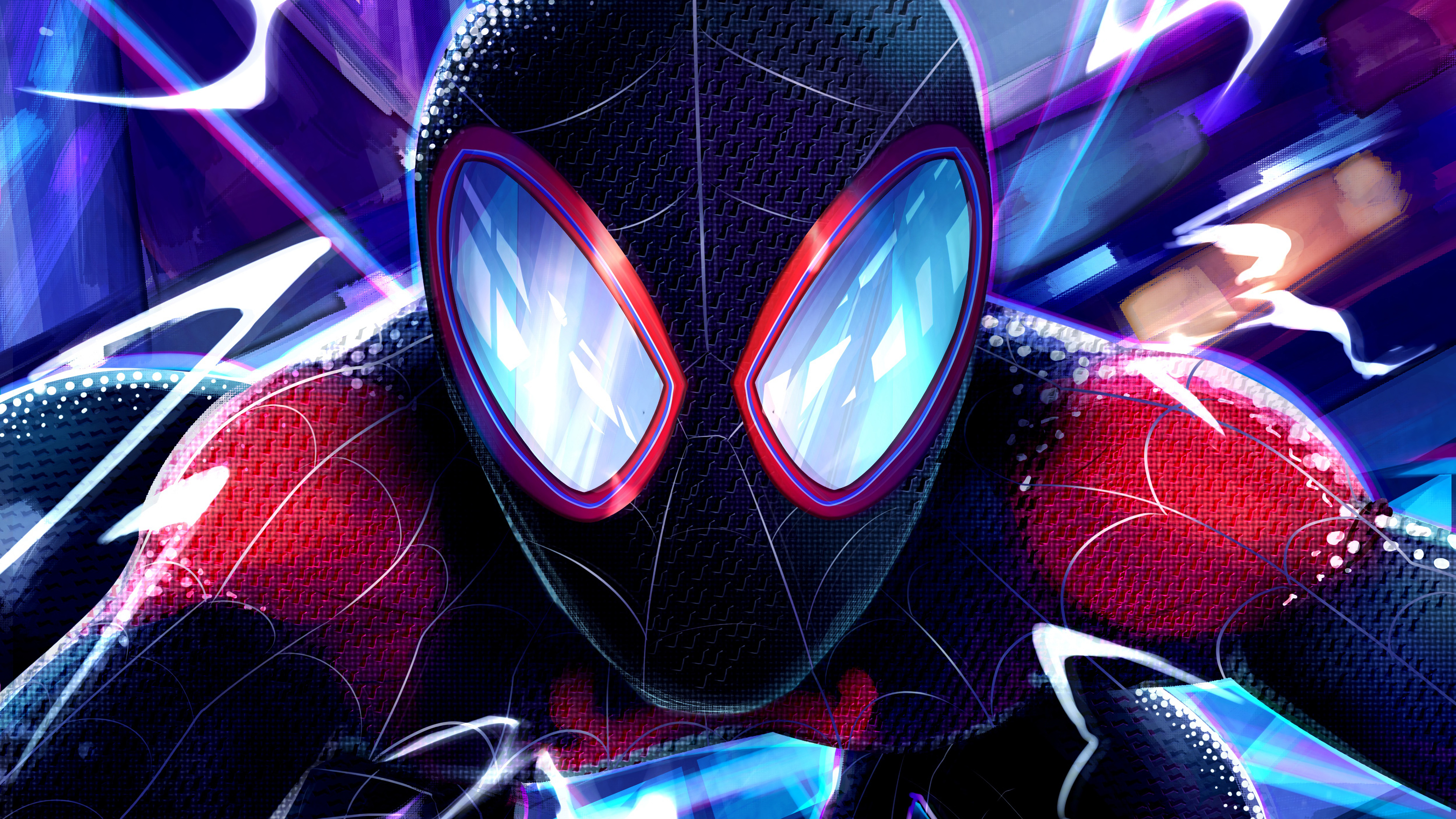 Miles Morales Closeup superheroes wallpapers, spiderman wallpapers, hd