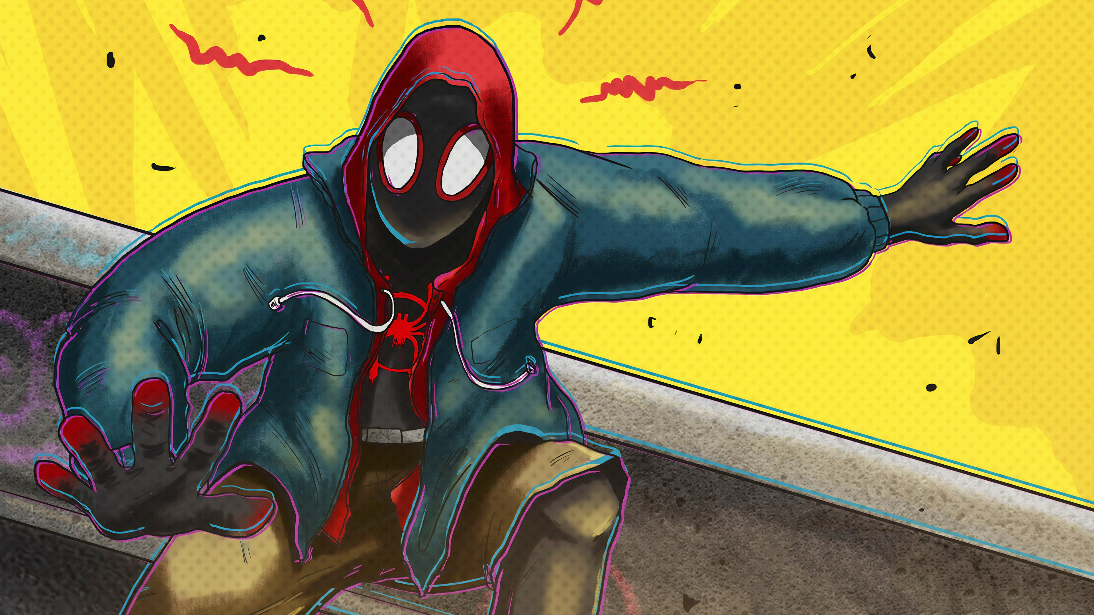 spider verse miles morales artwork 1568054247