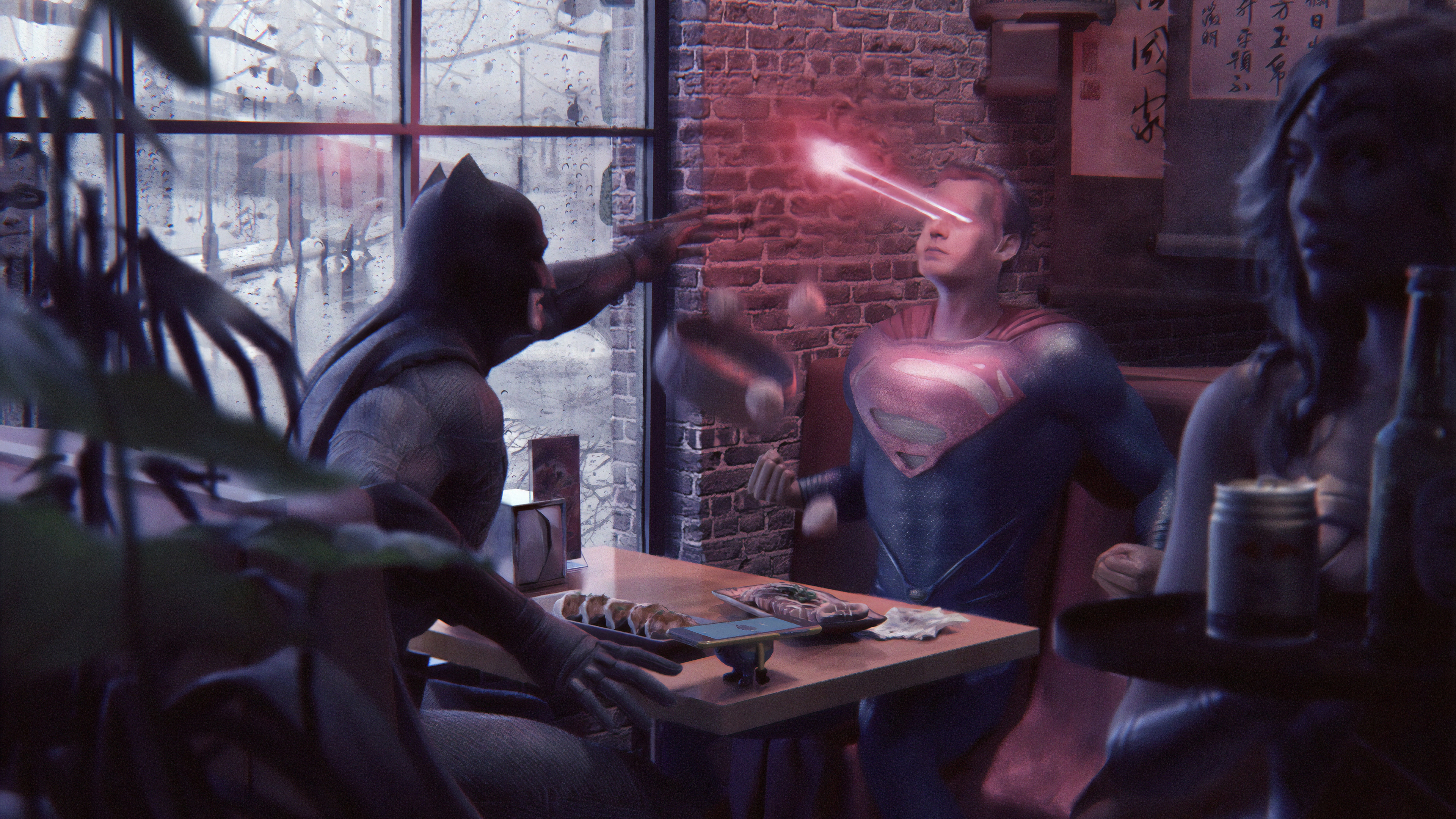 batman superman laser eye 1572368667