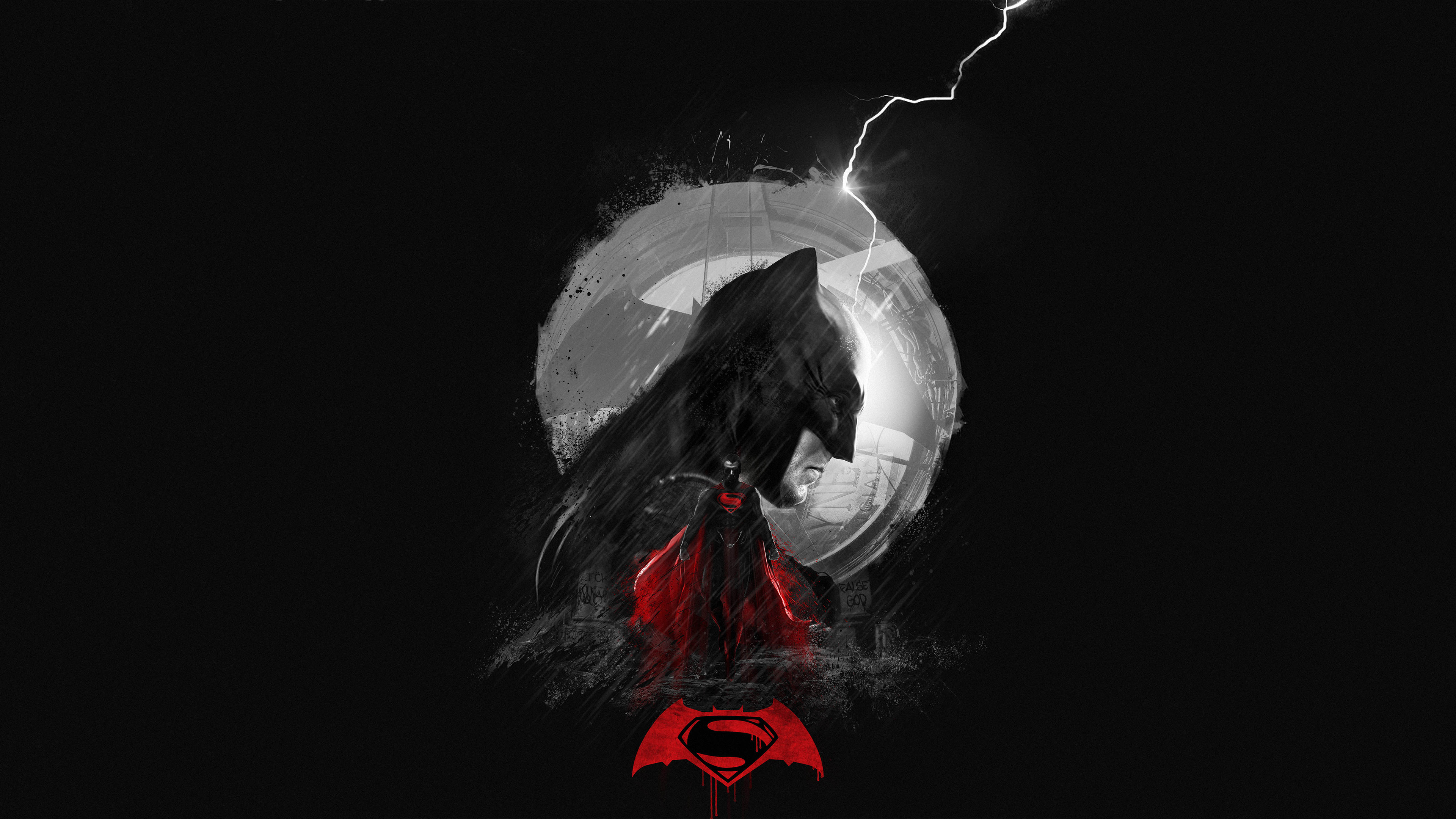 batman superman minimal art 1570918970