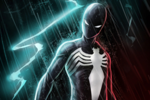 black spiderman lightning 1572369002