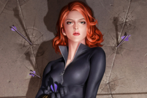 black widow closeup art 1570394397