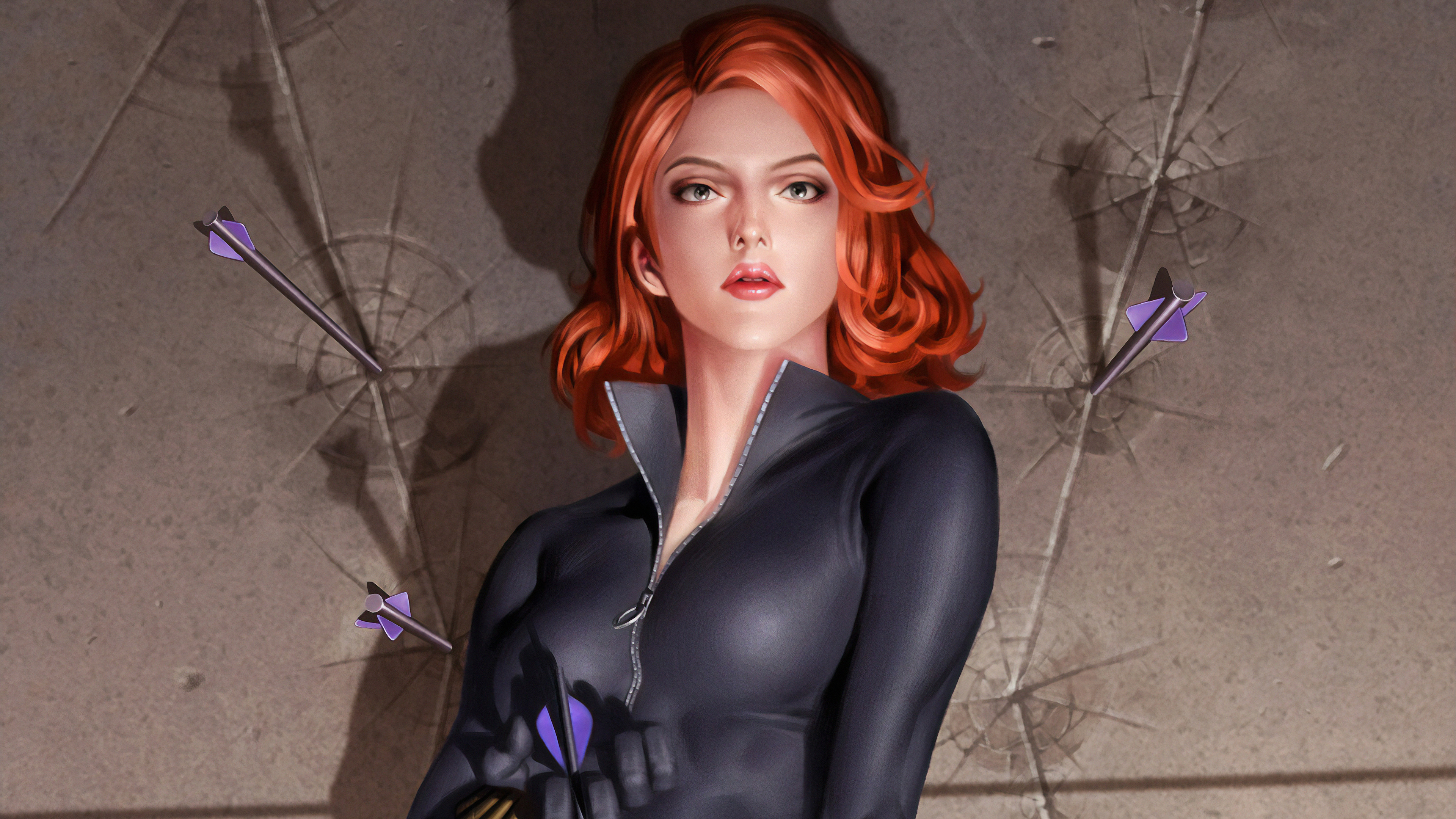 black widow closeup art 1570394397