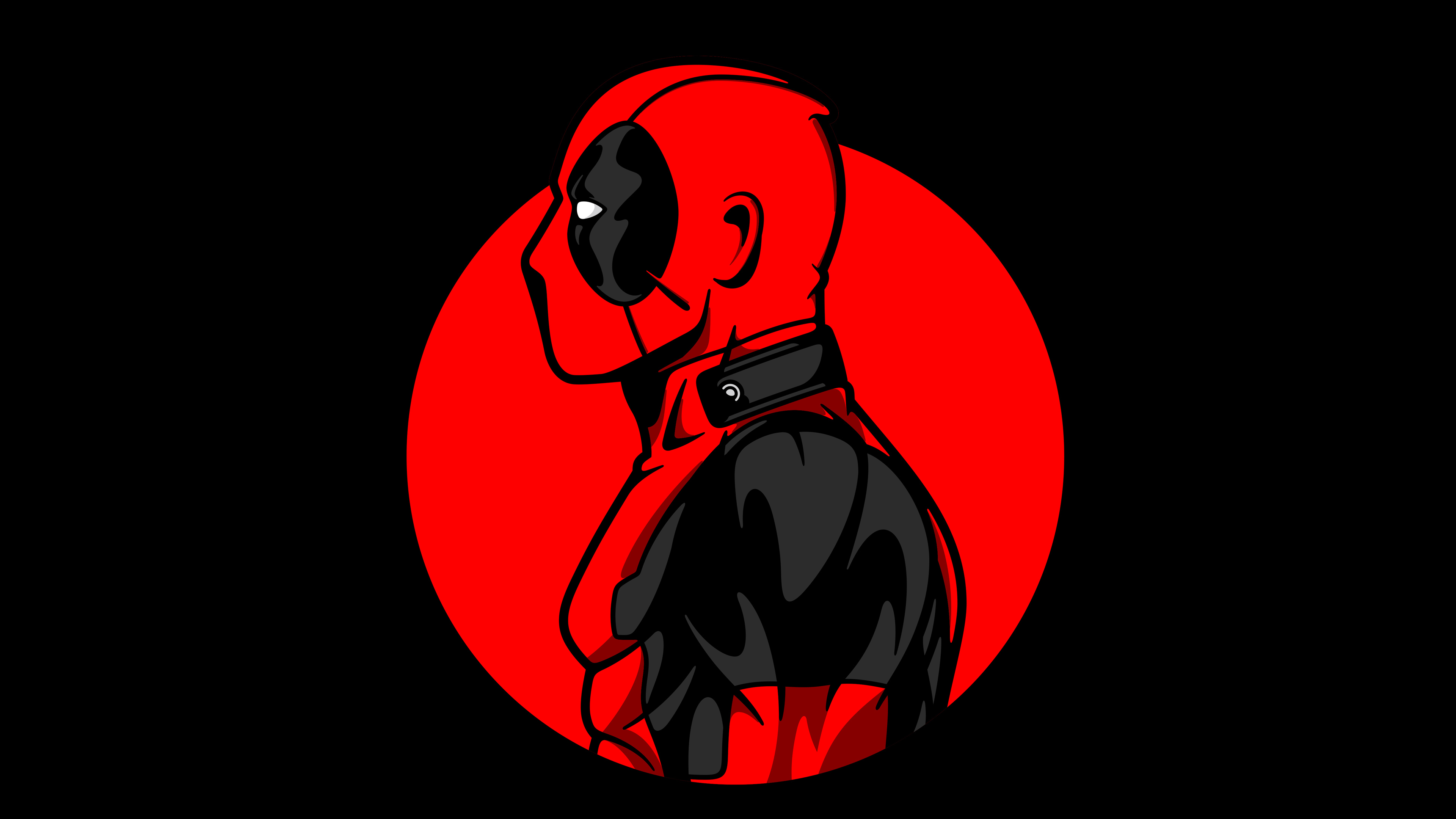 deadpool dark minimal art 1572368320