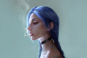 jinx league of legends art 1572370652