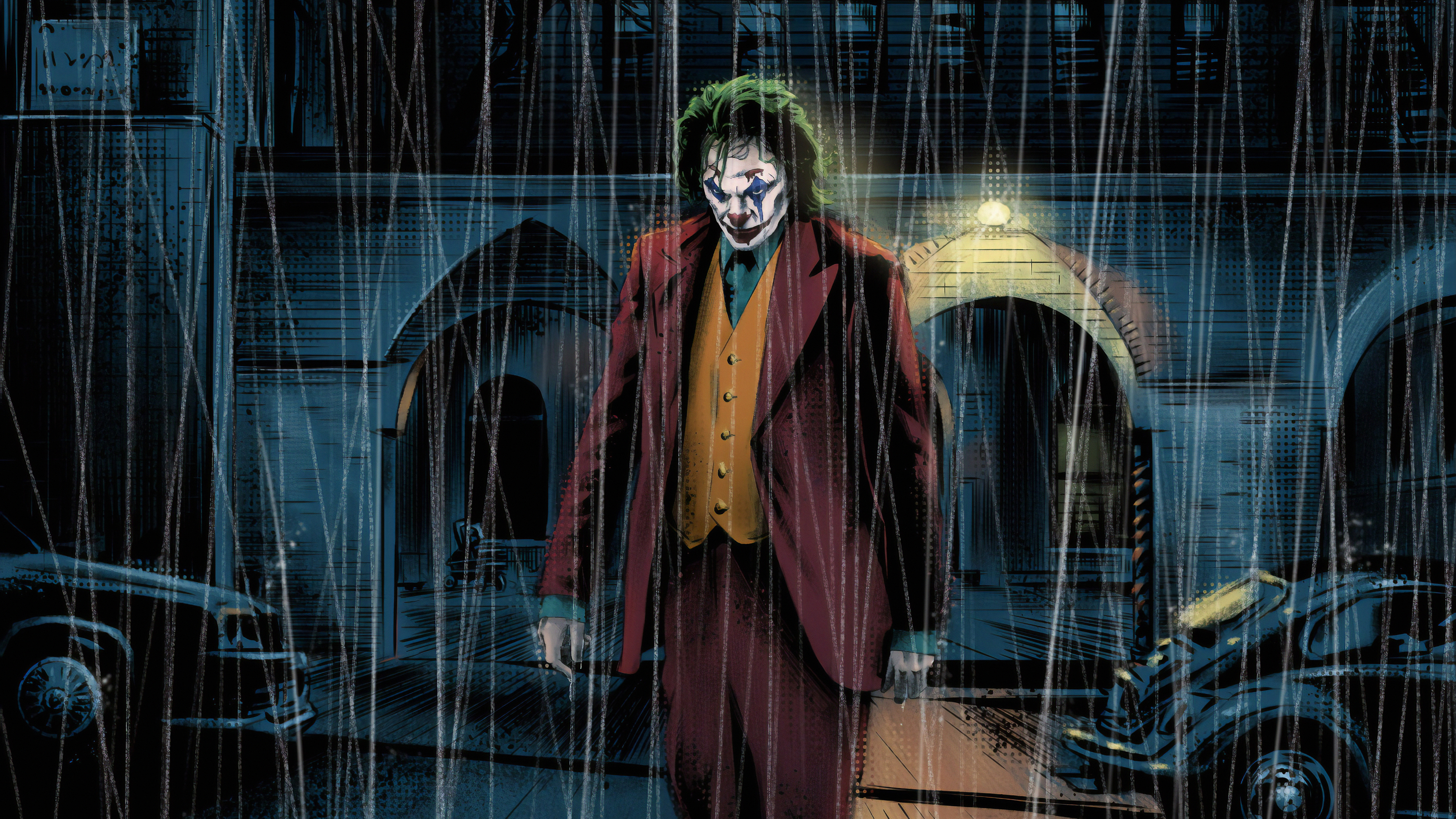 Wallpaper 4k Joker Art Wallpaper