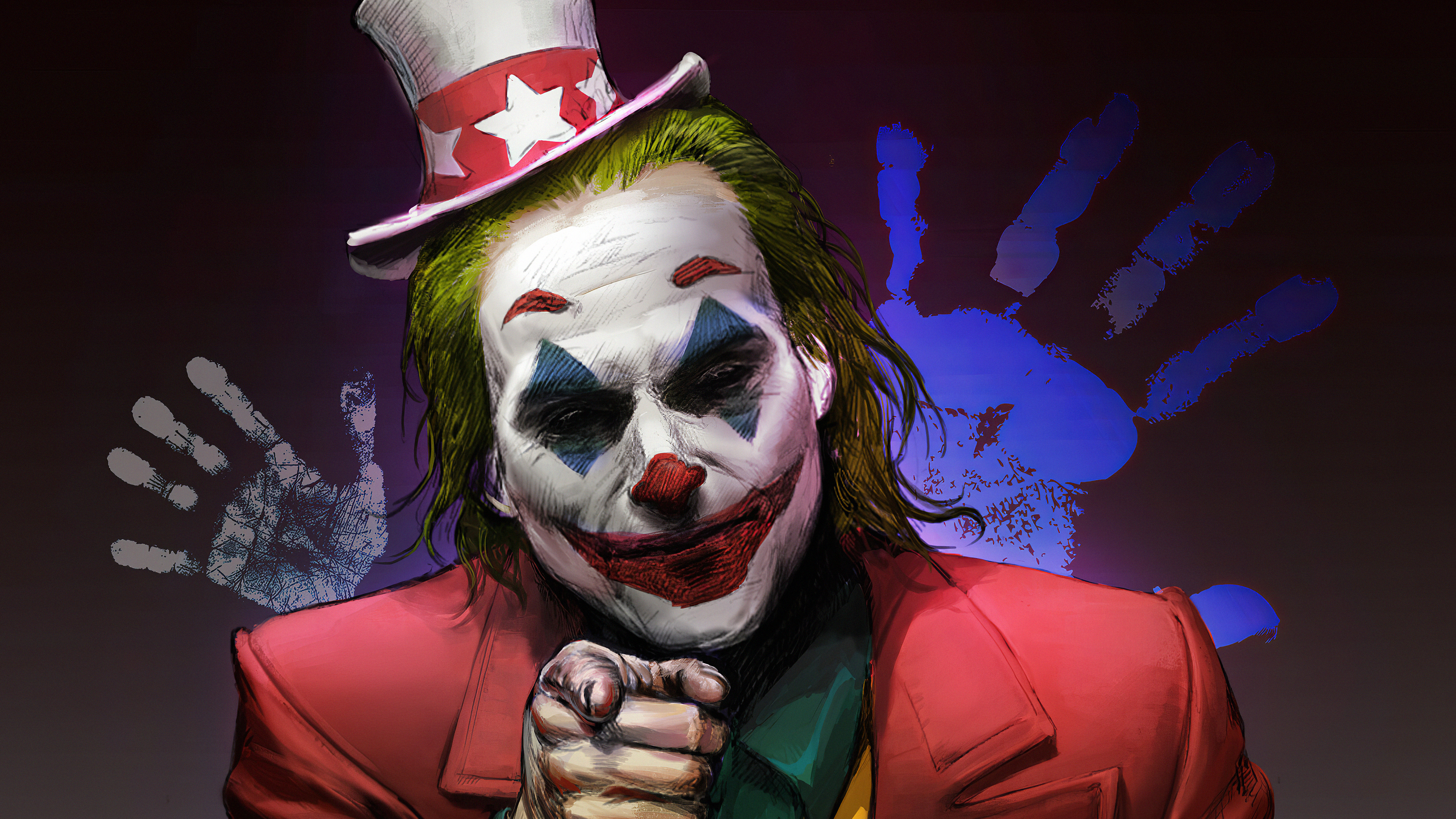 Scary Clown Wallpaper 4K QHD Download