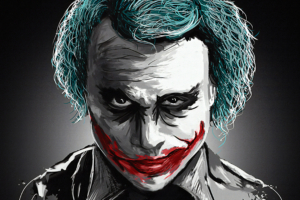 joker heath ledger art 1570394727