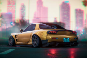 mazda rx7 digital art 1570392198