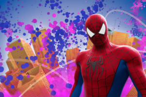 spiderman background colorful 1570394437