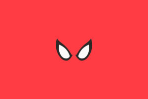 spiderman red minimal background 1572369004