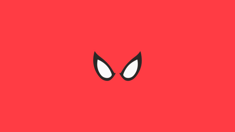 Spiderman Red Minimal Background