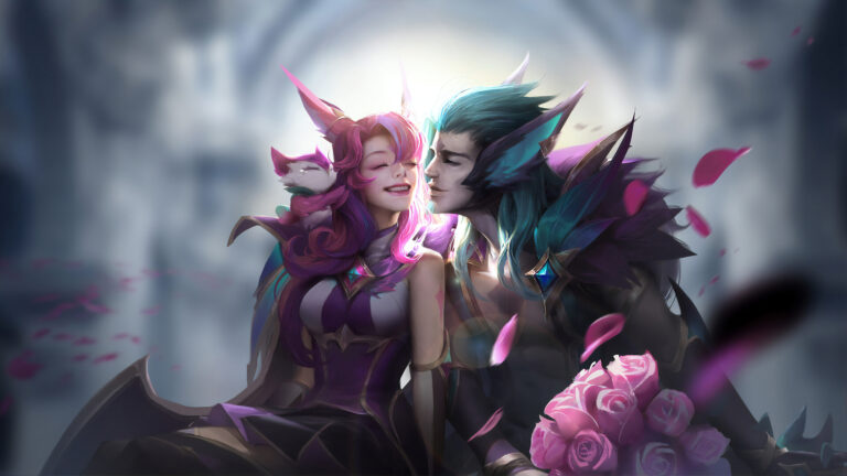 Star Guardian Xayah And Rakan Wallpaper 4K