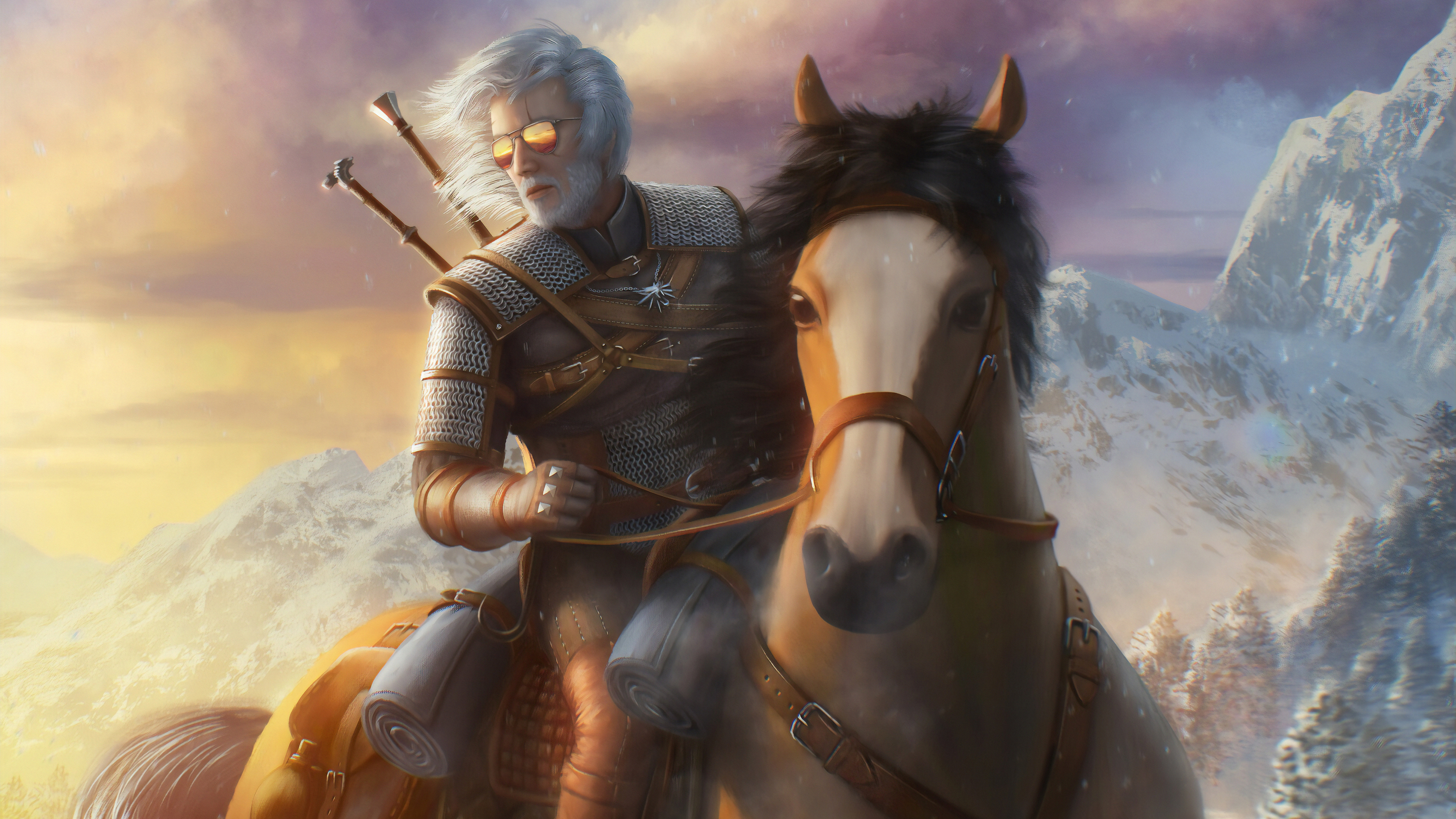 witcher on horse 1570393203